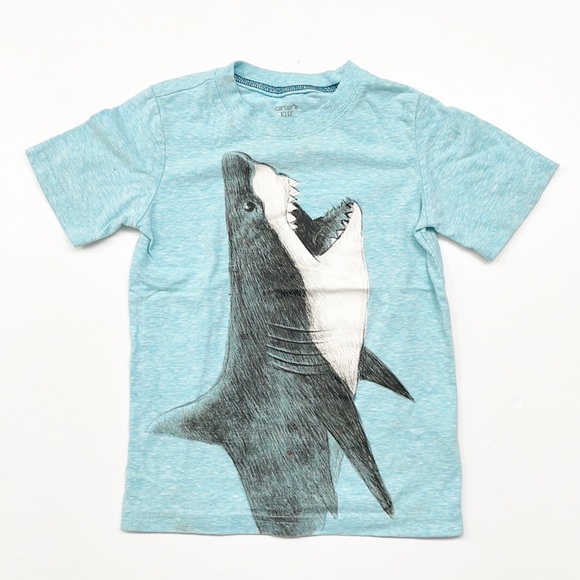 Carter's Other - Carter's little boys shark print short sleeve t-shirt